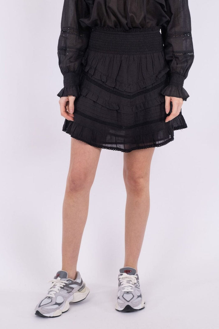 Neo Noir - Donna S Voile Skirt - Black