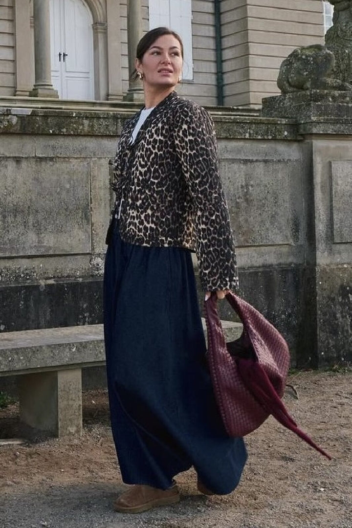 Neo Noir - Dubbie Leo Quilt Jacket - Leopard