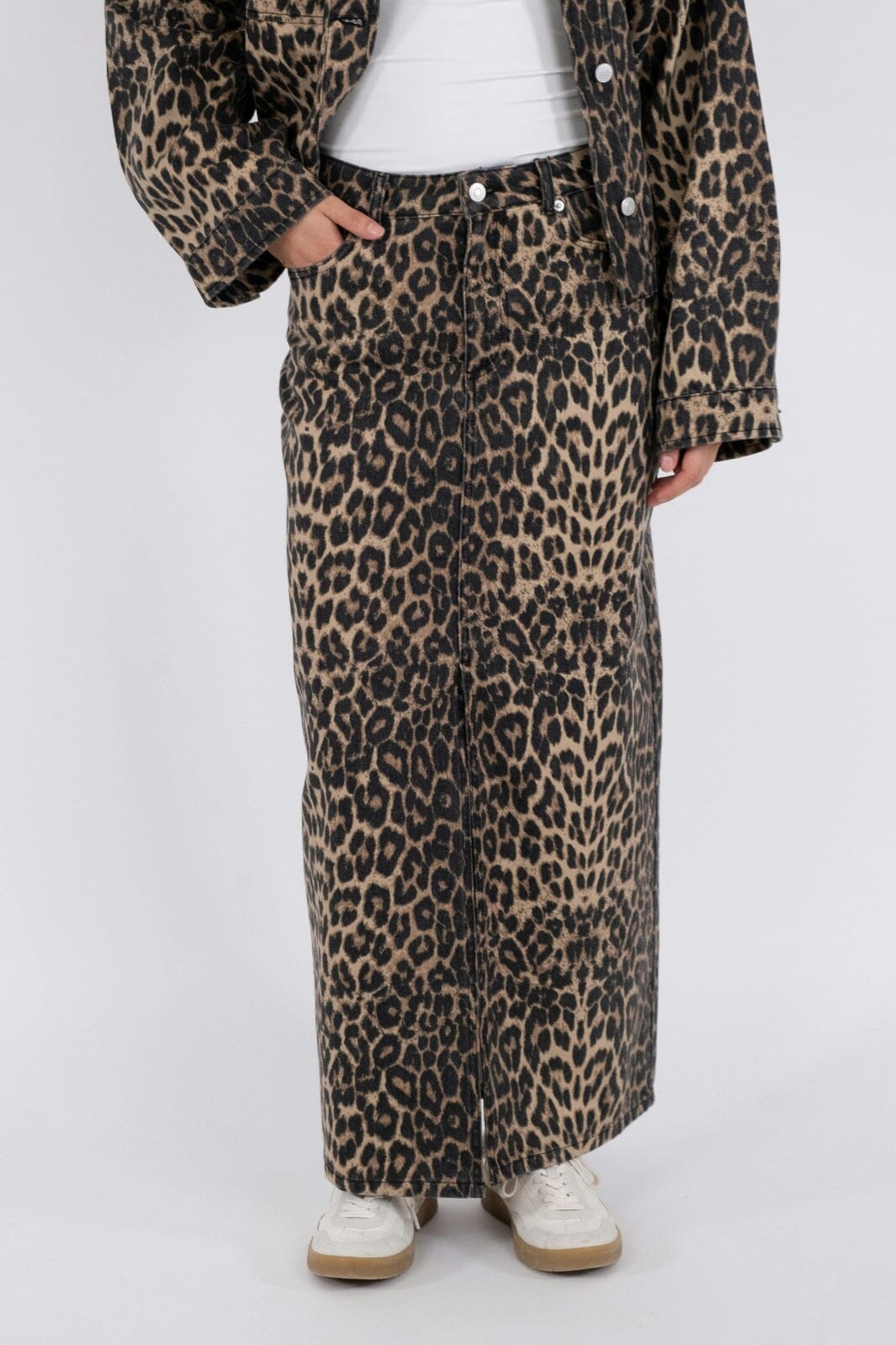 Neo Noir - Frankie Leopard Skirt - Leopard