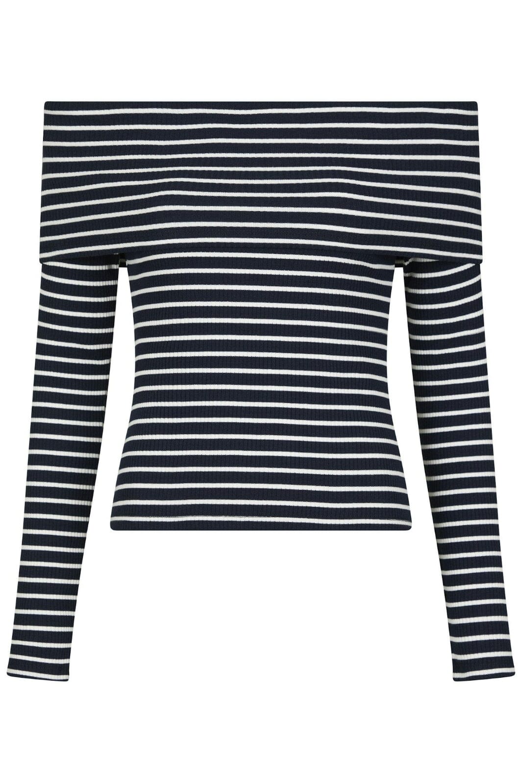 Neo Noir - Lessy Stripe Blouse - Dark Navy