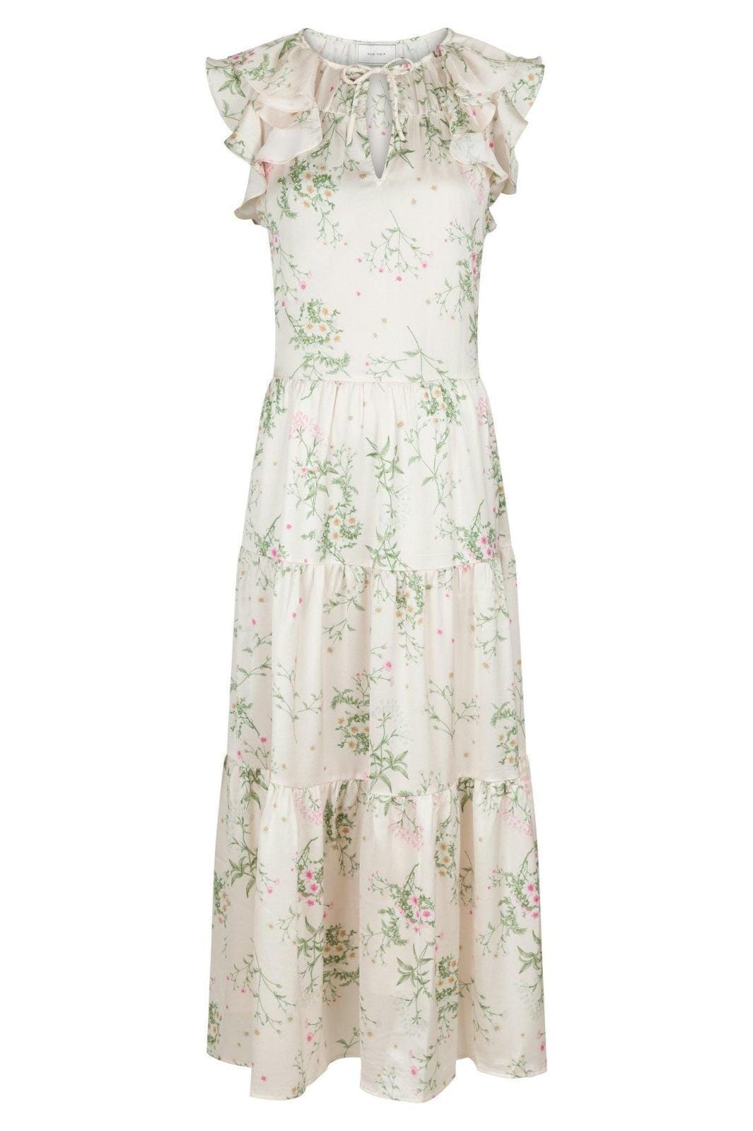 Neo Noir - Messina Flower Field Dress - Off White