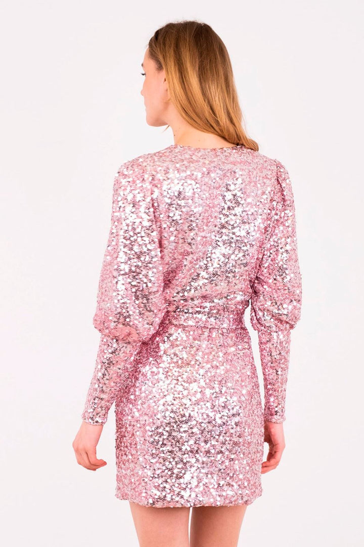 Neo Noir - Millie Sequins Dress - Rose