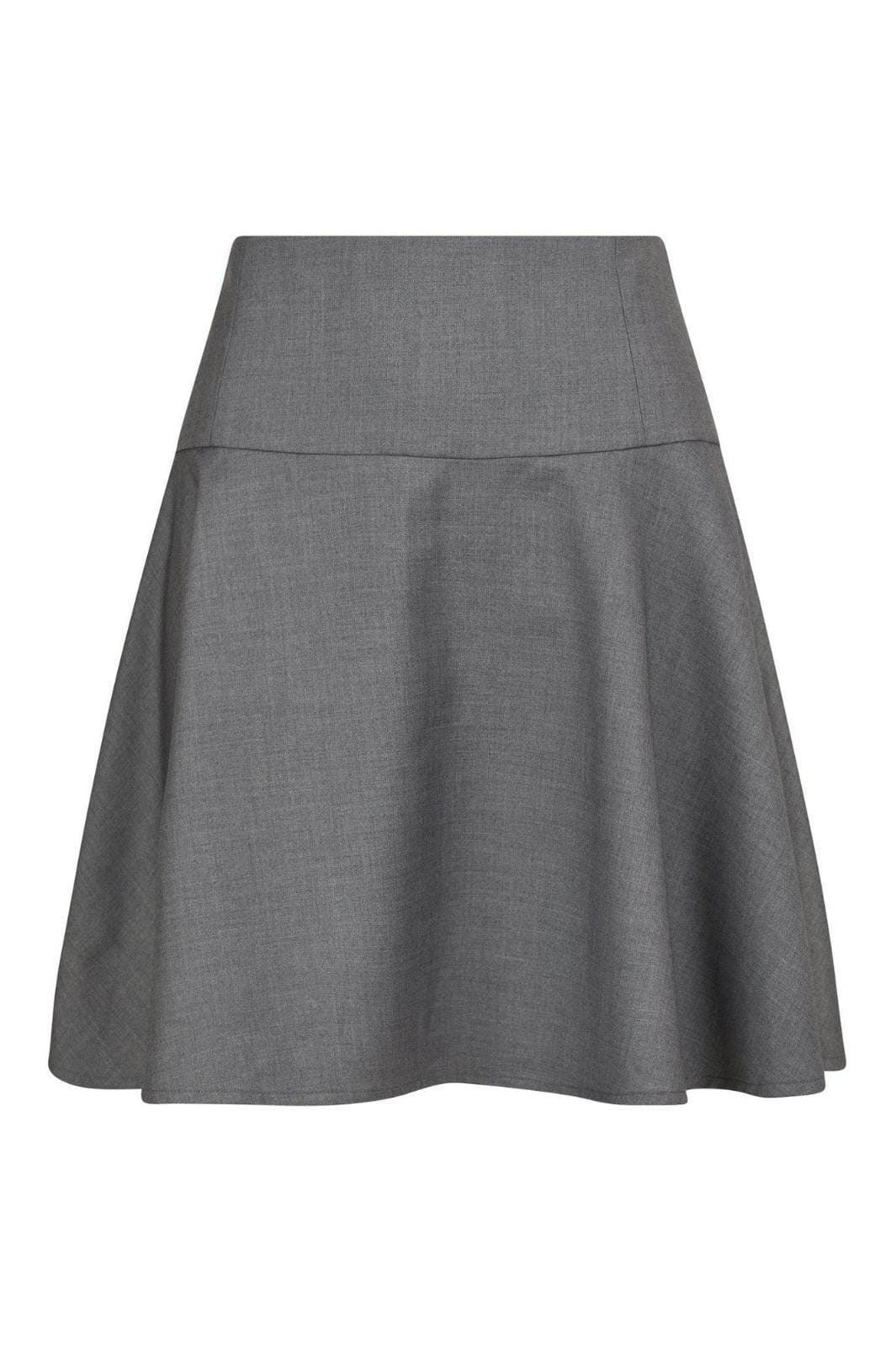 Neo Noir - Pamelo Skirt - Dark Grey Melange