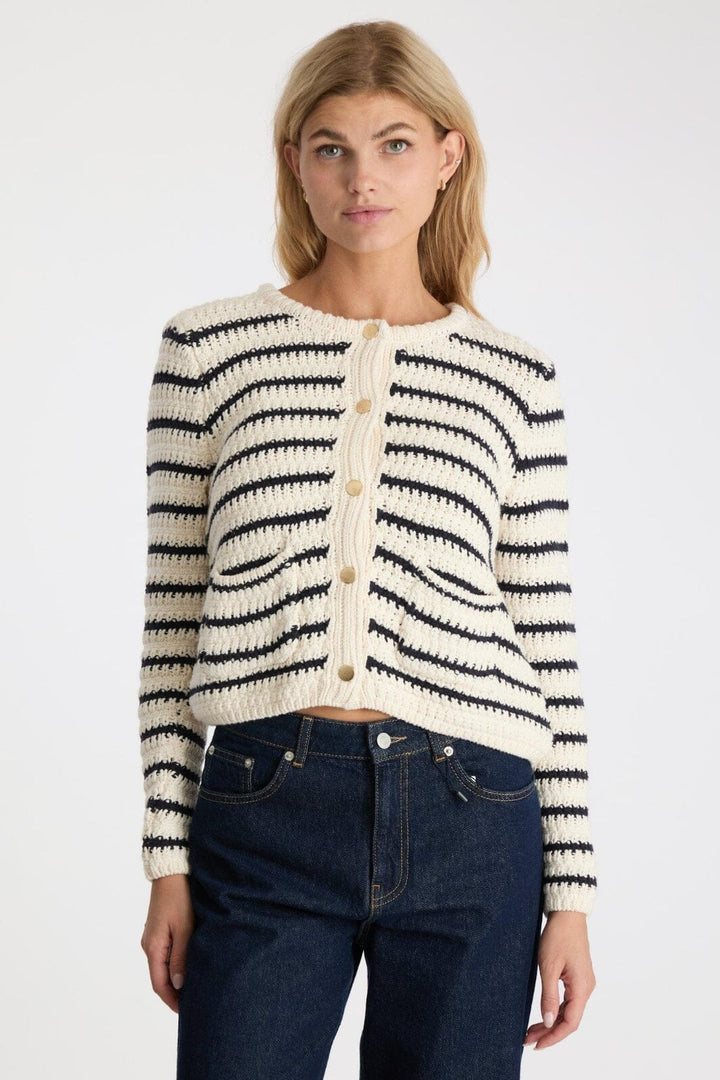 Neo Noir - Paula Knit Cardigan - Navy