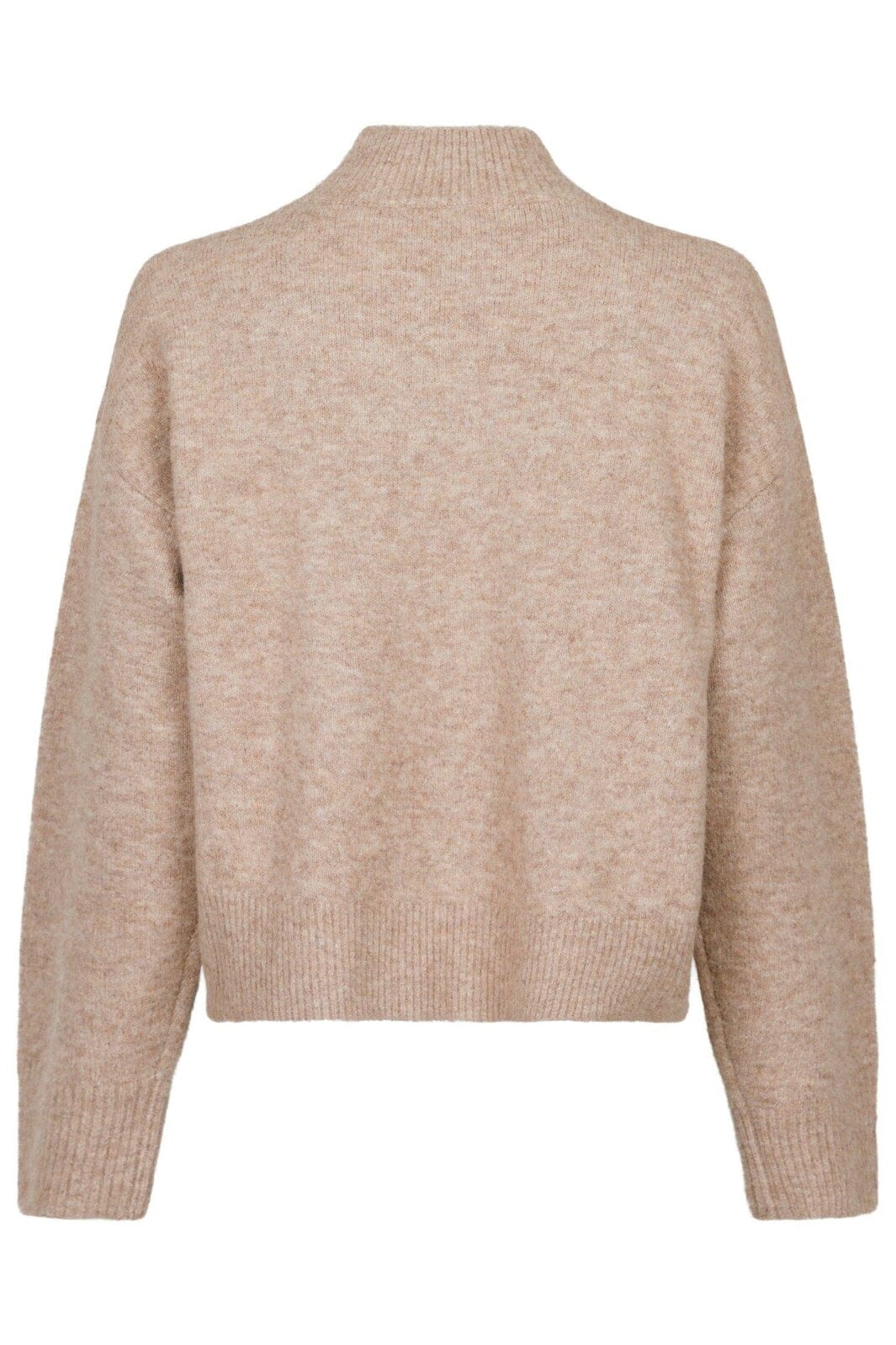 Neo Noir - Paulina Knit Blouse - Sand Melange