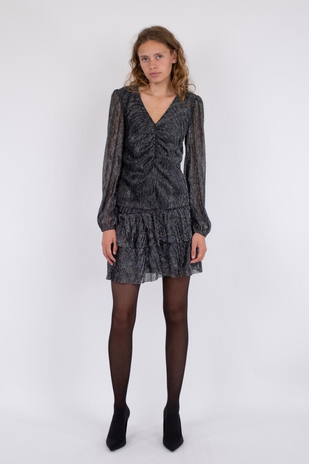 Neo Noir - Ralph Glitz Blouse - Silver
