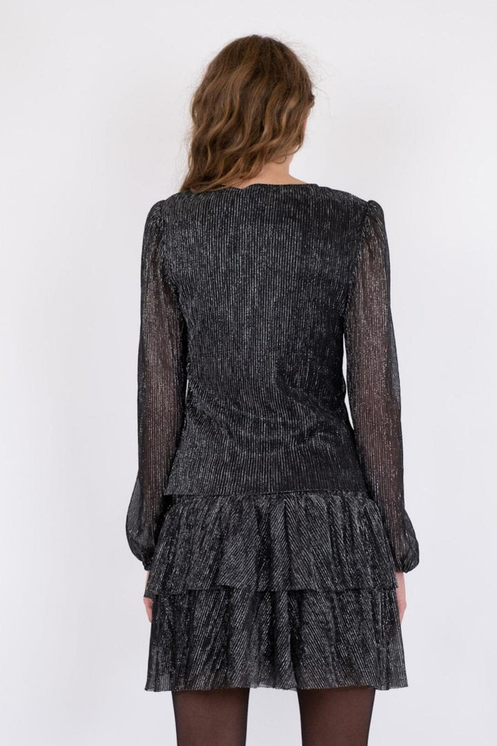 Neo Noir - Ralph Glitz Blouse - Silver