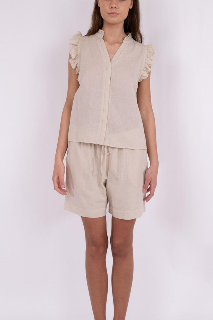 Neo Noir - Shea Linen Shorts - Sand