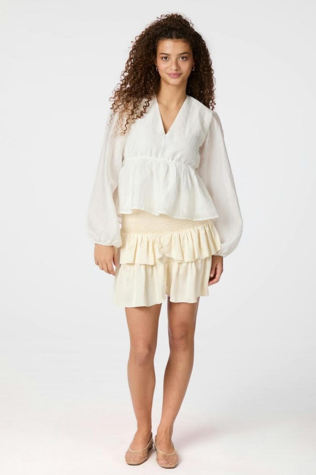 Neo Noir - Timmy Solid Blouse 164913 - 120 - White