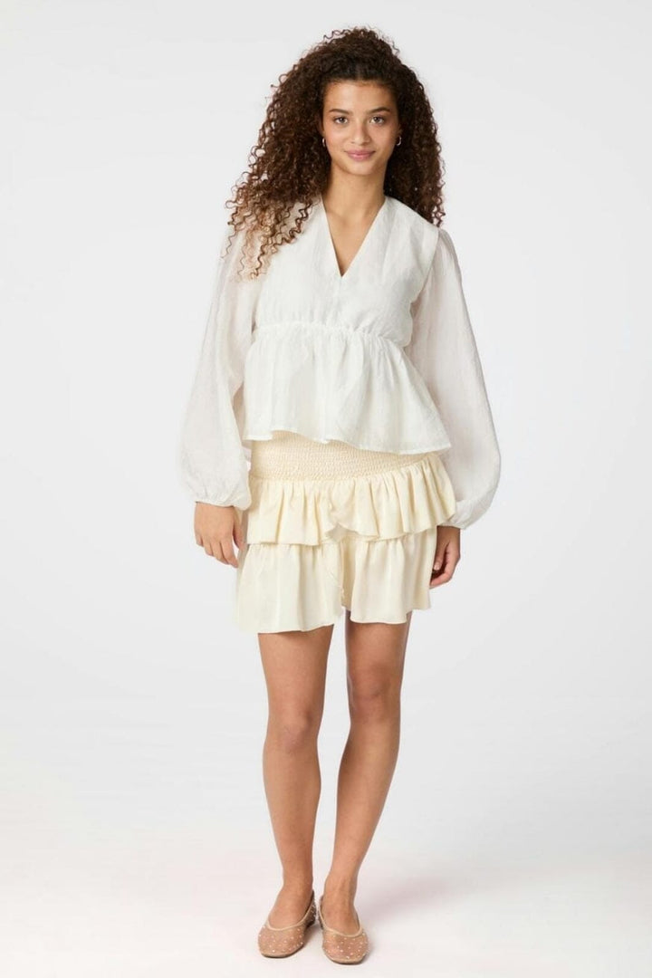 Neo Noir - Timmy Solid Blouse 164913 - 120 - White