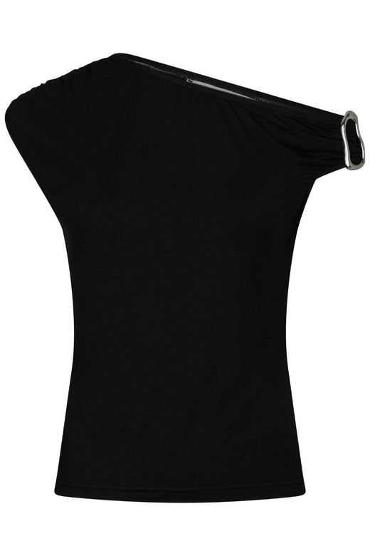 Neo Noir - Tolla Jersey Top 165562 - 100 - Black