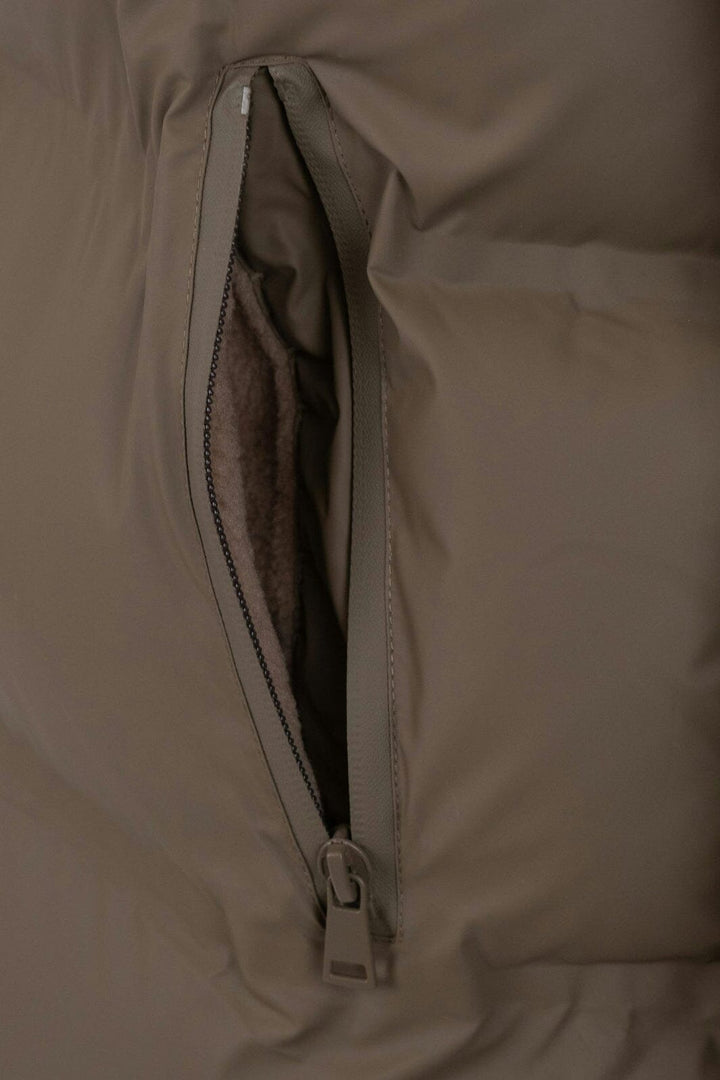 Neo Noir - Viviana C Puffer Jacket - Dark Taupe