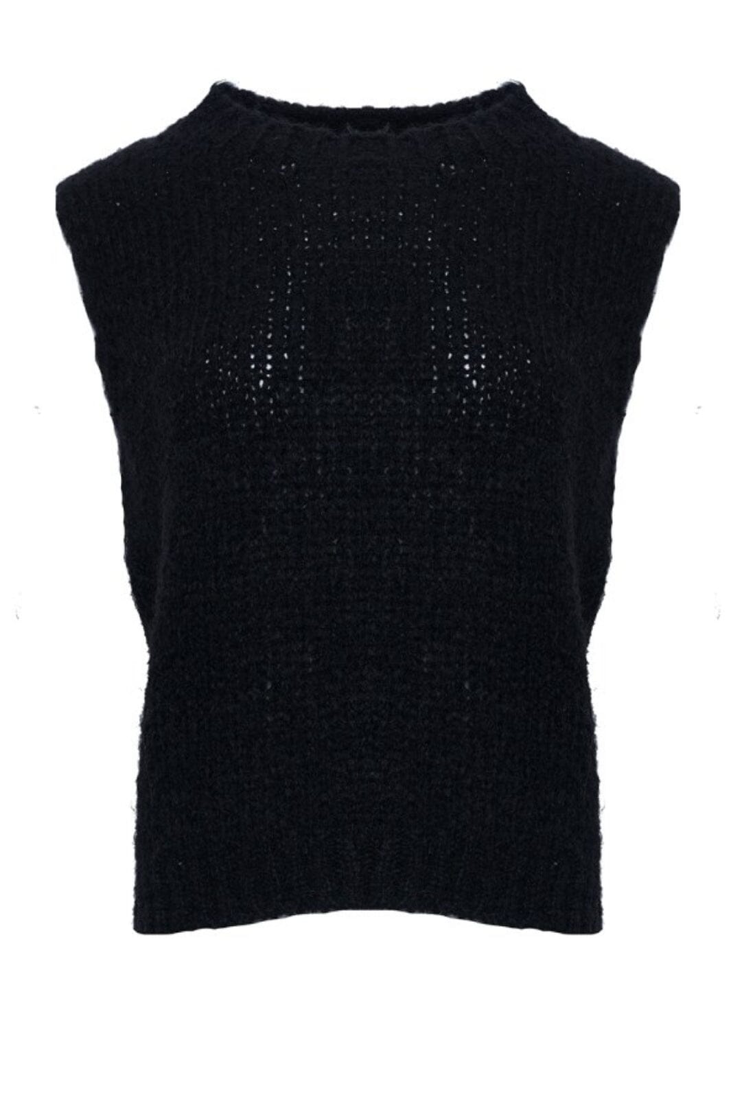Noella - Kala Vest Wool - Black