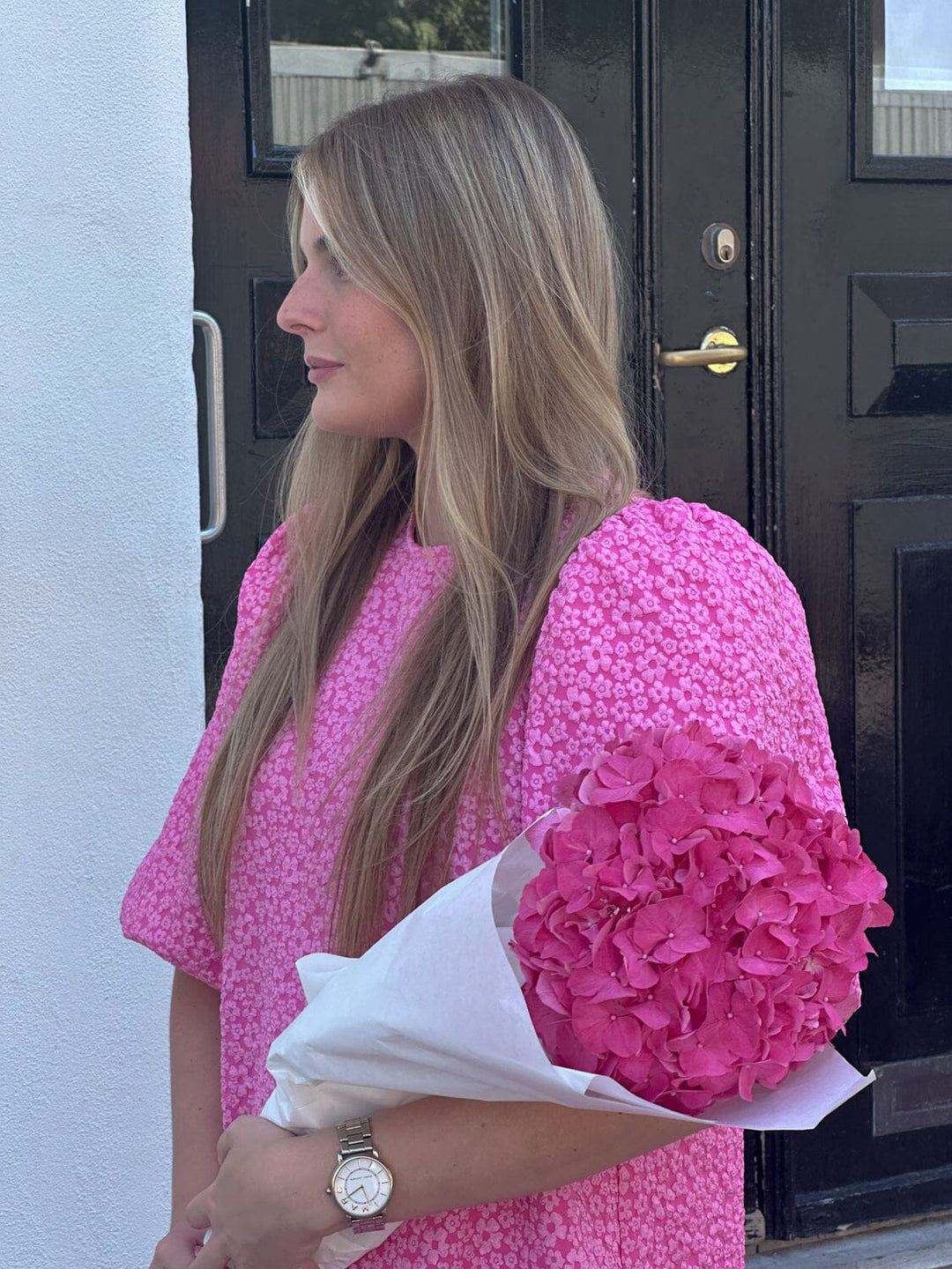Noella - Reno Pastis Long Dress - 031 Bright Pink