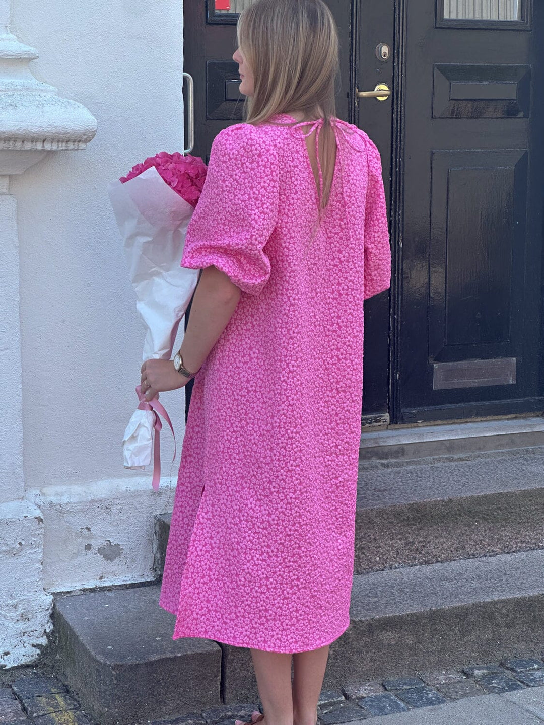 Noella - Reno Pastis Long Dress - 031 Bright Pink