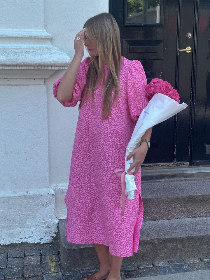 Noella - Reno Pastis Long Dress - 031 Bright Pink