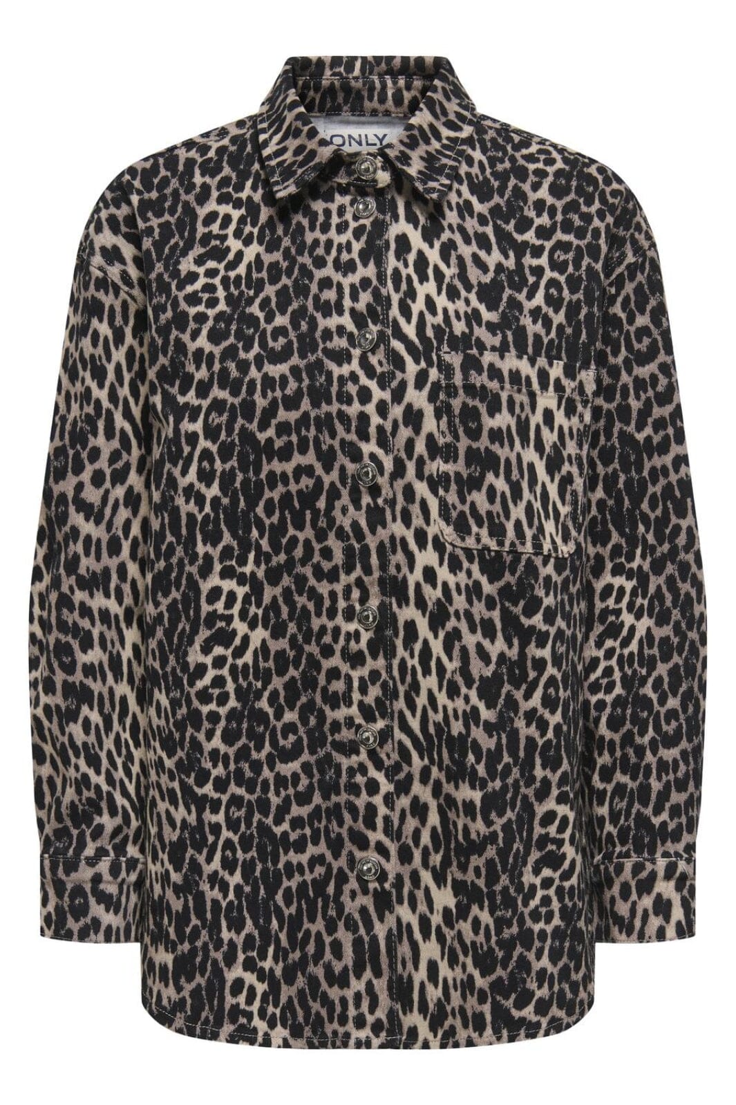 Only - Onlanlie Ls Shacket - 4688028 Black Leo