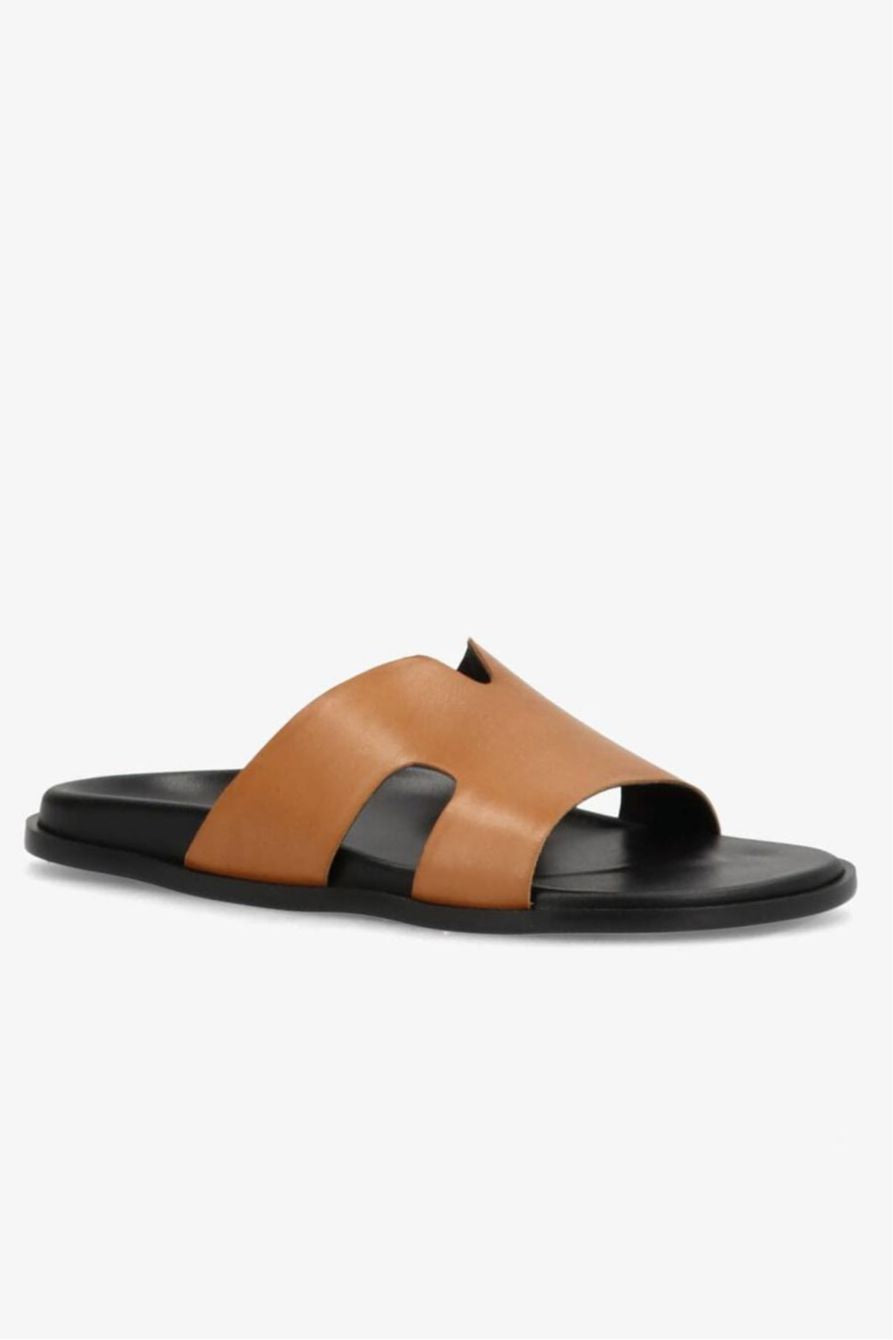 Forudbestilling - Phenumb Copenhagen - Rae Leather SD-4008 - Cognac Sandaler 