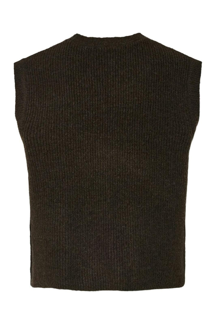 Pieces - Pcsilly Sl V-Neck Knit Vest - 4974531 Delicioso