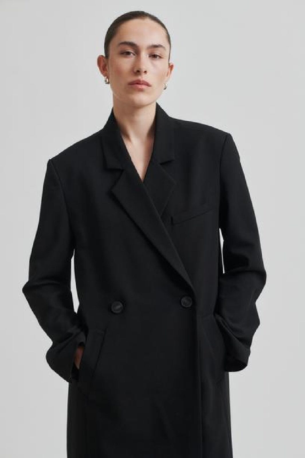 Second Female - Herbie Long Blazer 59289 - Black 8001
