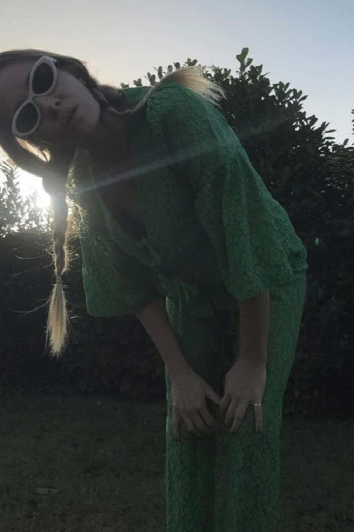 Sissel Edelbo - Asta Pants - Leftover Lace SE 1127 - Green