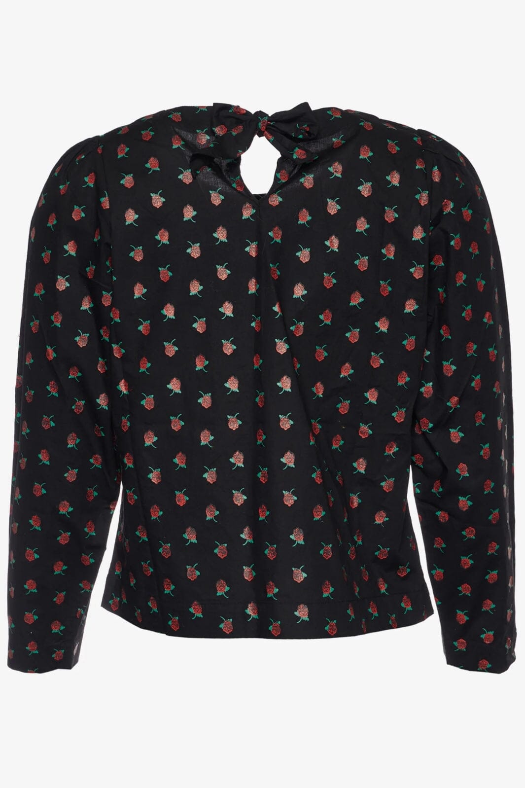 Sissel Edelbo - Frederikke Top SE 1166-1 - Black W. Red Roses