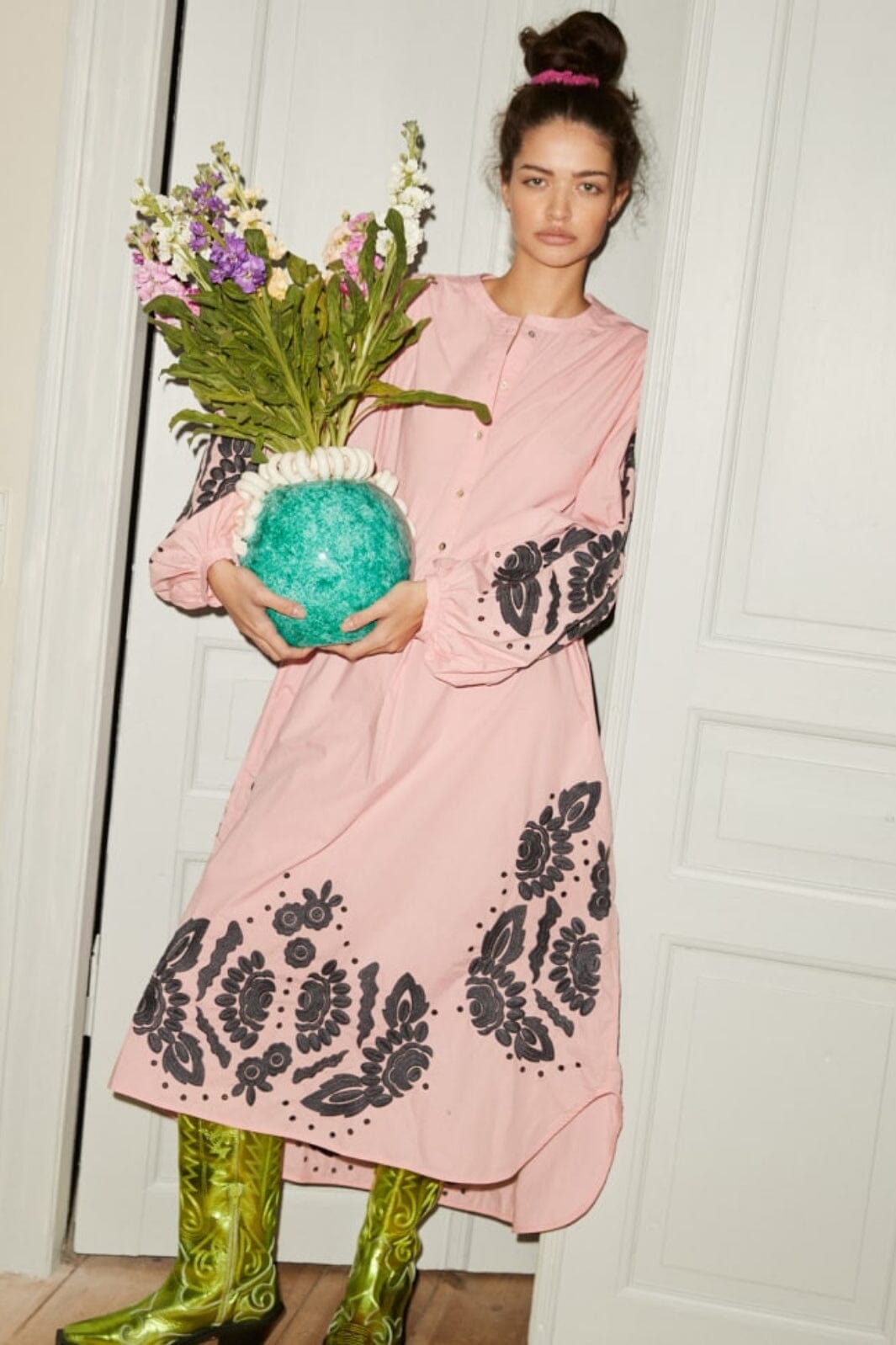 Sissel Edelbo - Rikke Shirt Dress SE 973.4 - Light Pink