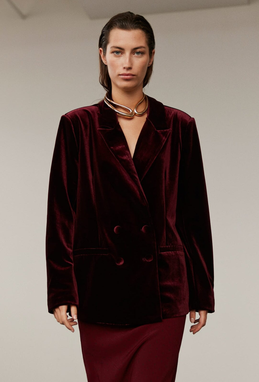 Sofie Schnoor - S244231 Blazer - Burgundy