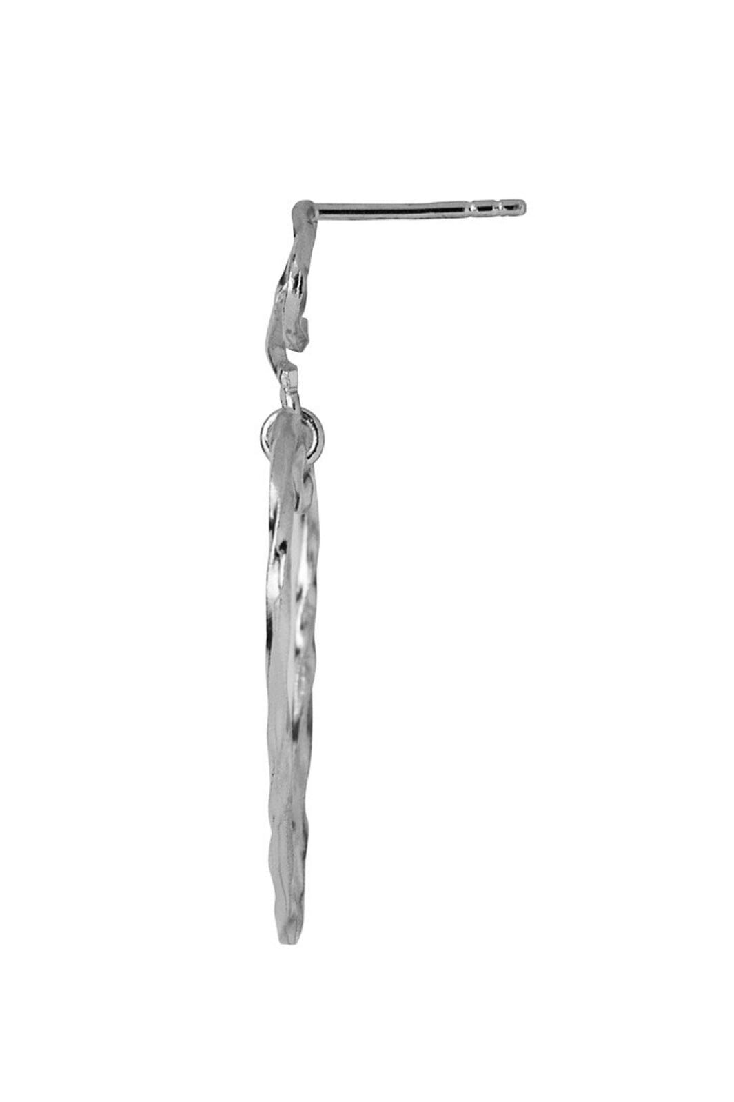 Stine A - Funky Heart Earring - Silver - 1317-00-S