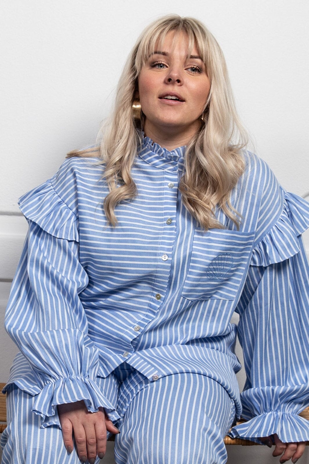Stories From The Atelier By Copenhagen Shoes - Sea Breeze Shirt - 0025 Blue