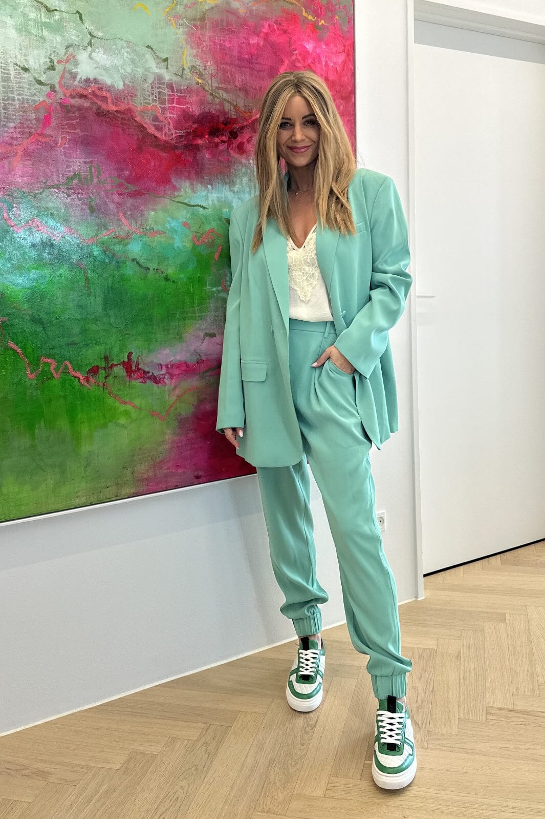 Valentin Studio - Pretty Pants - Soft Green