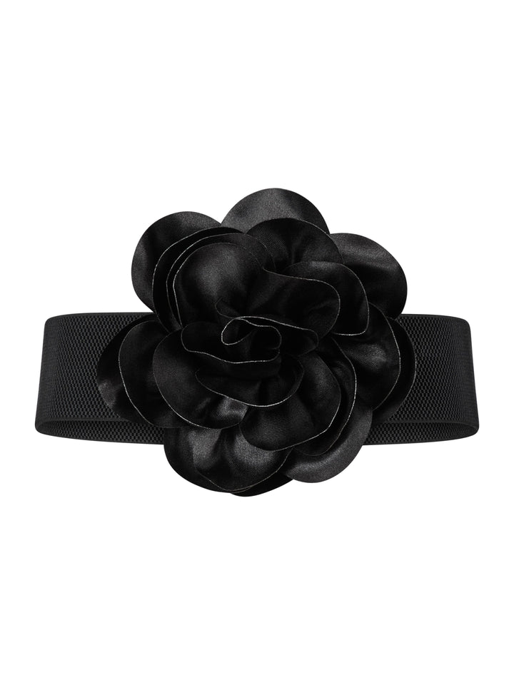 Valentin Studio - Rose Belt - 100 Black