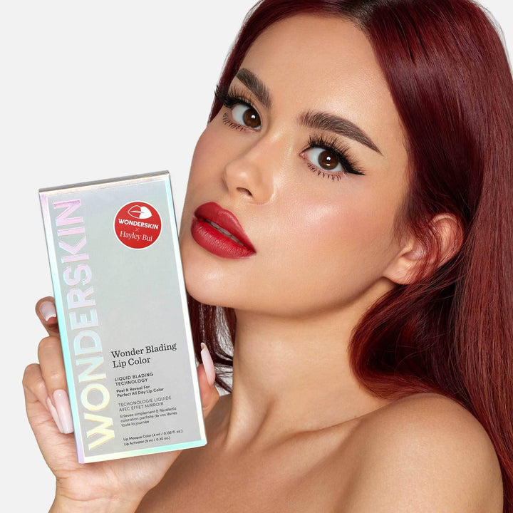 Wonderskin - Wonder Blading Lip Stain Kit - Hayley Rich Neutral Red
