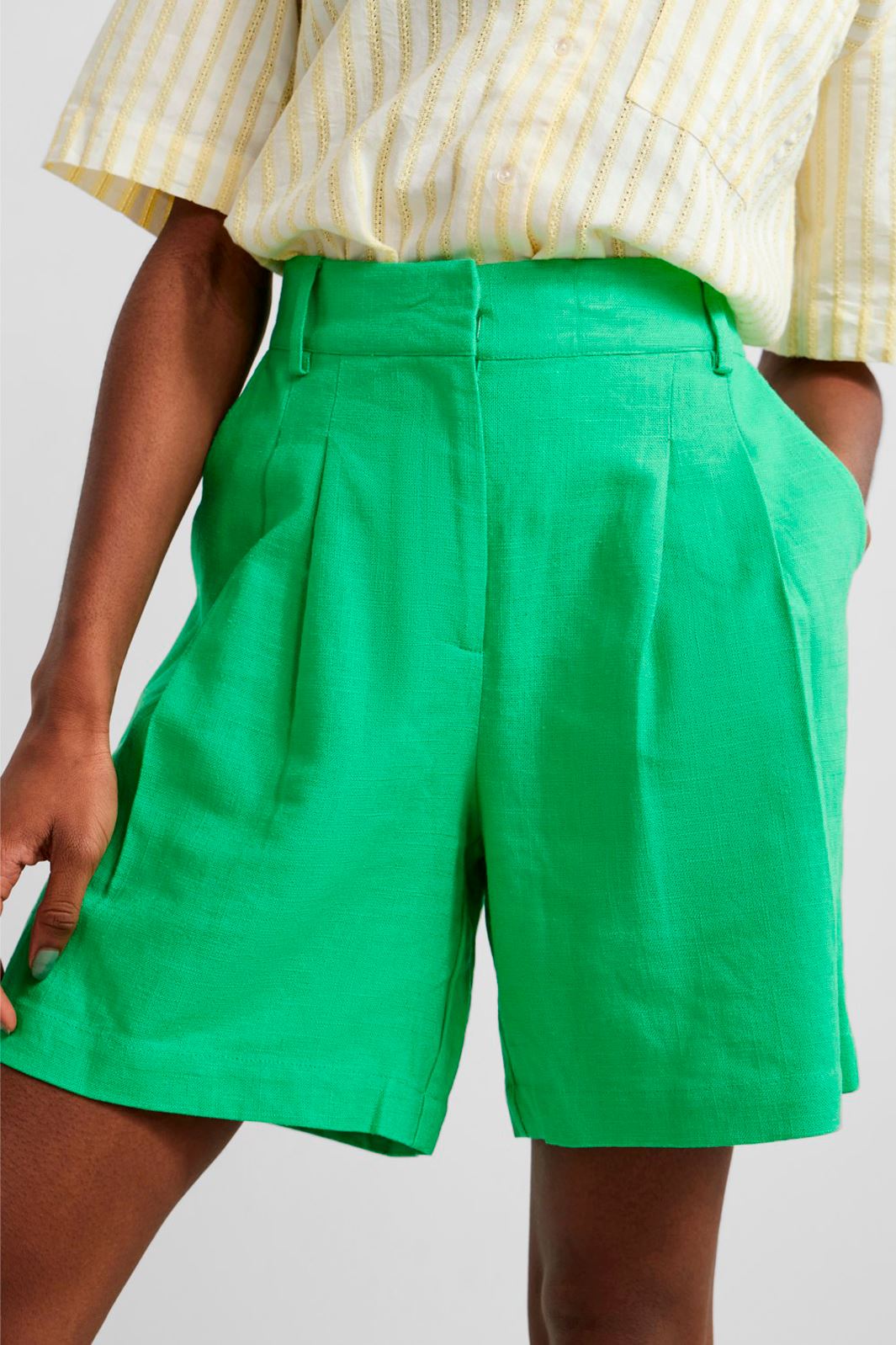 YAS - YasIsma Hw Shorts - Irish Green