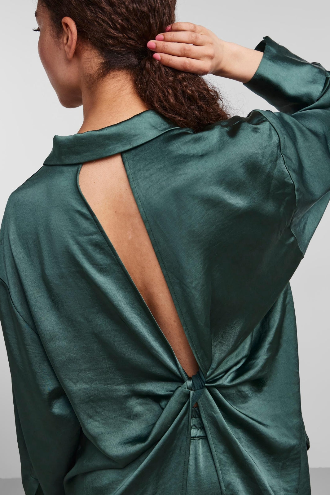 Y.A.S - YasVima Ls Shirt - Trekking Green