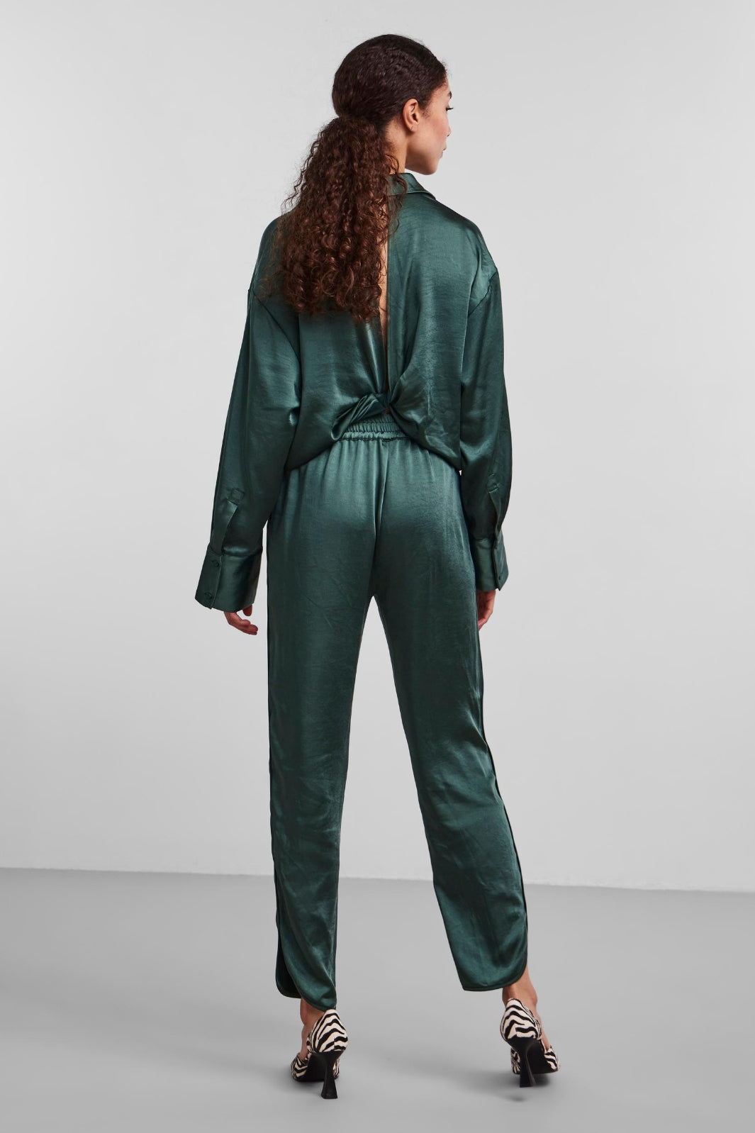 Y.A.S - YasVima Ls Shirt - Trekking Green