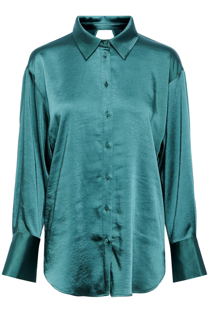 Y.A.S - YasVima Ls Shirt - Trekking Green