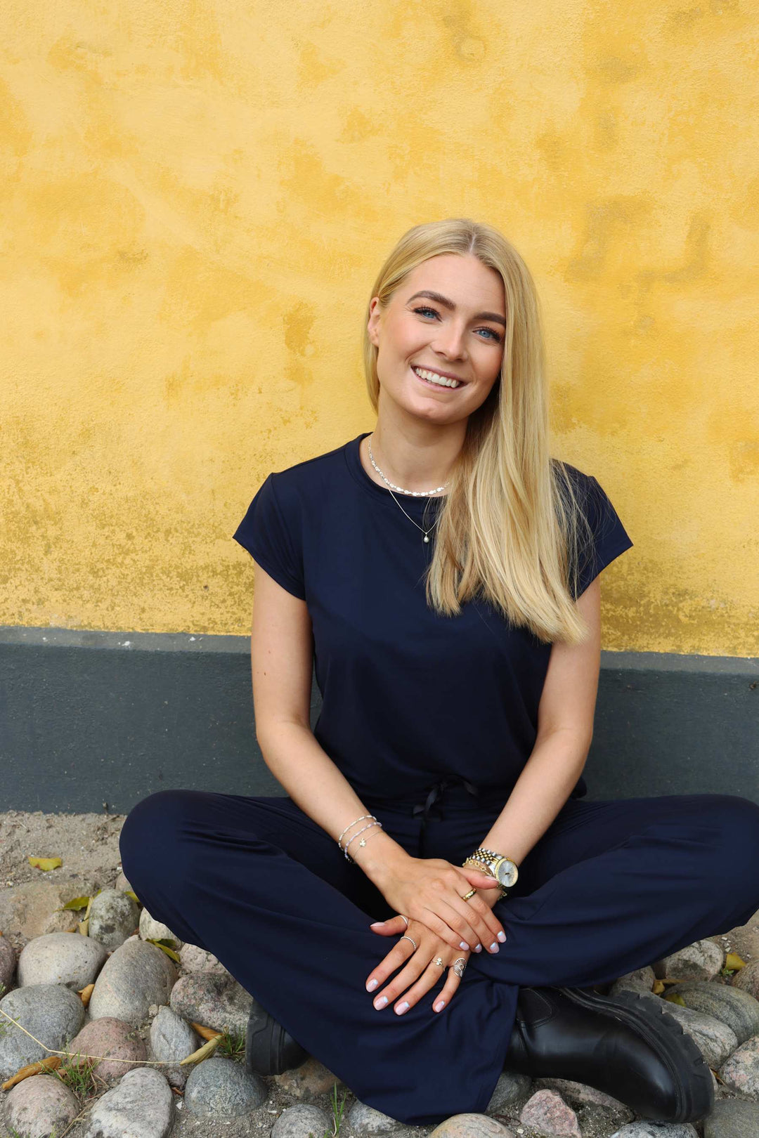 Liberte - Alma-Wide-Pants 9564 - Night Sky