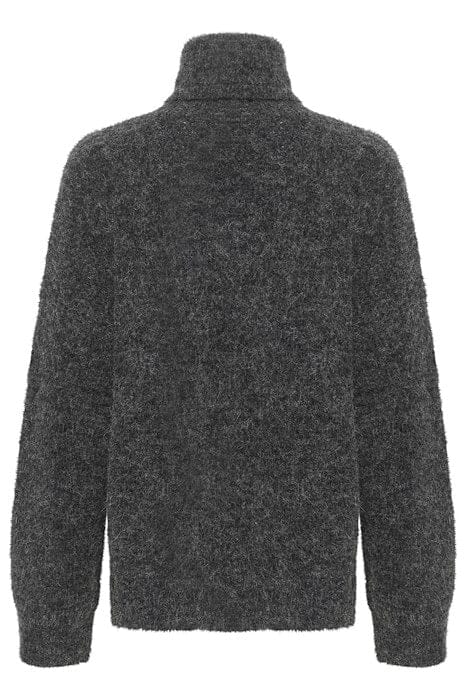 Gestuz - Alphagz Rollneck - 106286 Charcoal Melange