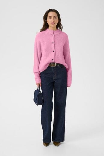 Gestuz - Alphagz Short Cardigan 10906463 - 108700 - Begonia Mélange Cardigans 