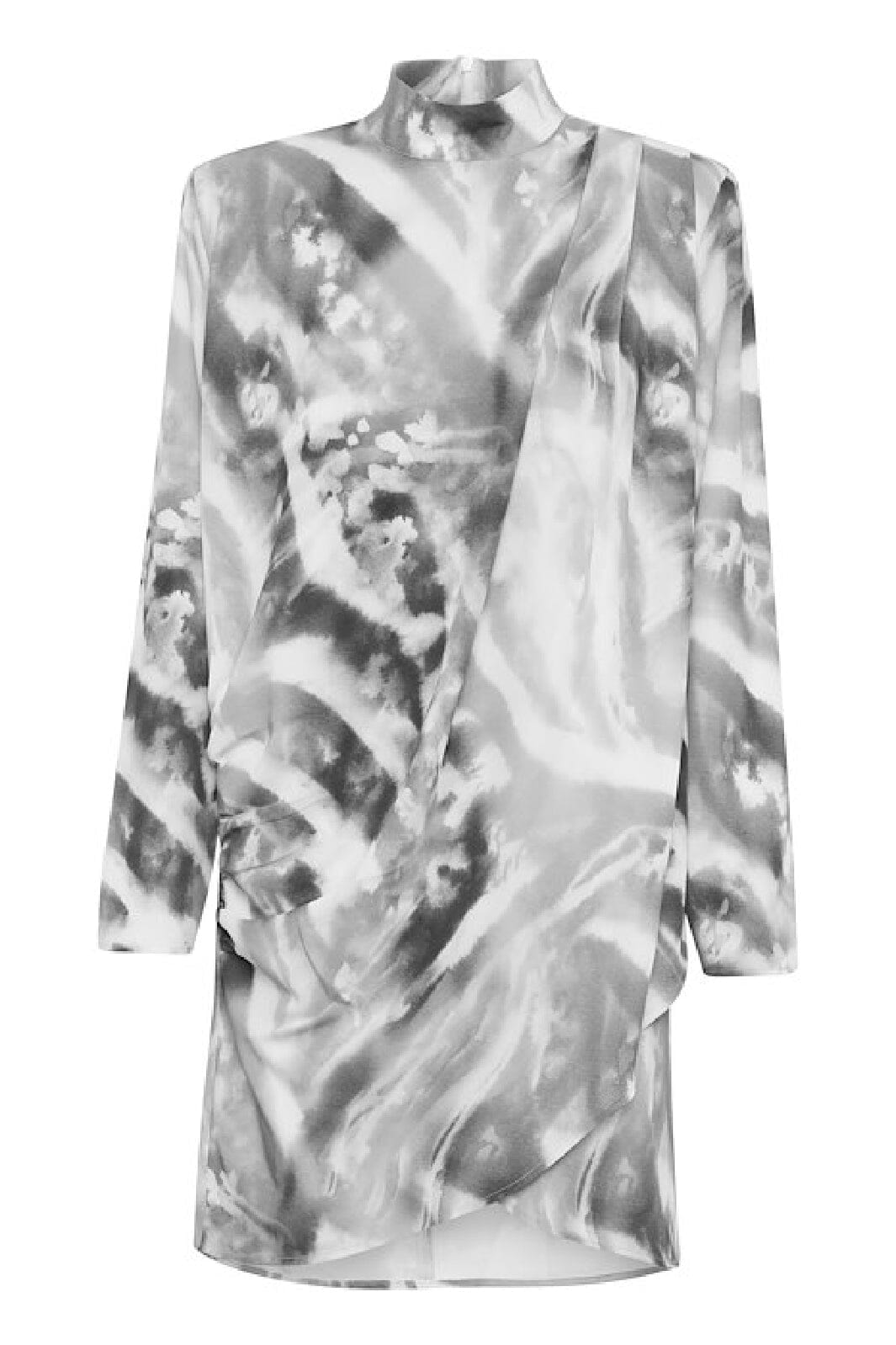 Gestuz - Aronagz P Short Dress 10909723 - 107039 - Blacknwhite Animal
