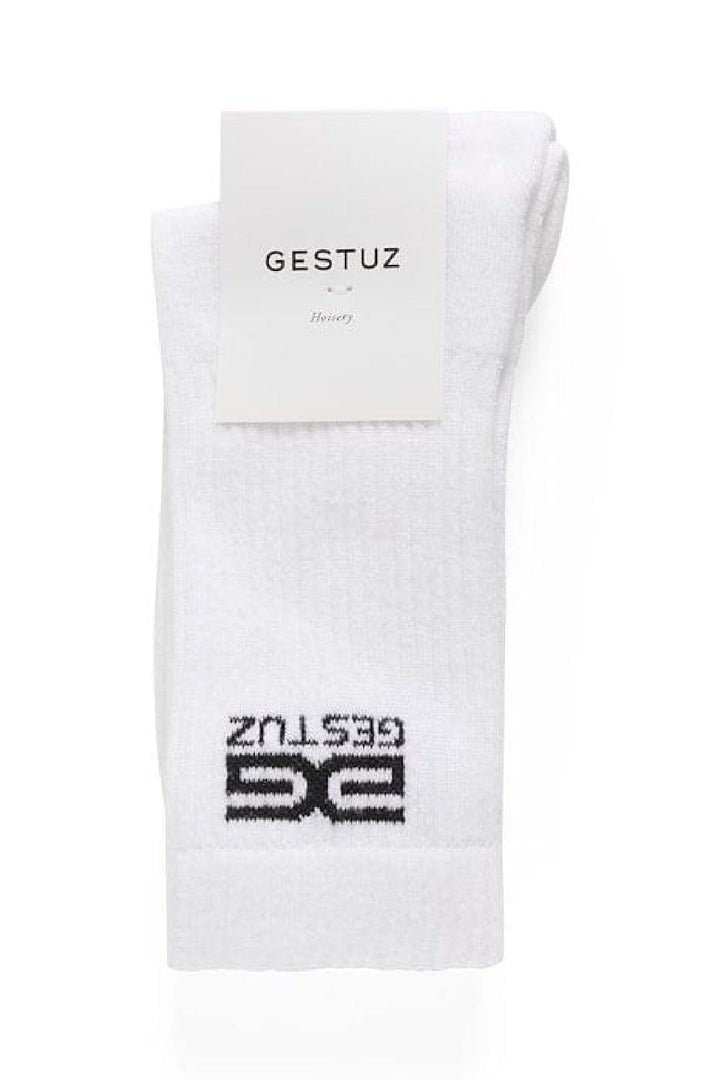 Gestuz - GestuzGZ new logo socks - Bright White