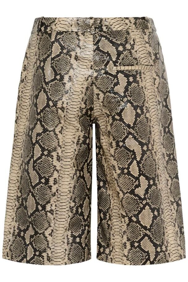 Gestuz - Gzallis Snake Shorts 10911123 - 109237 - Pale Khaki Snake Shorts 