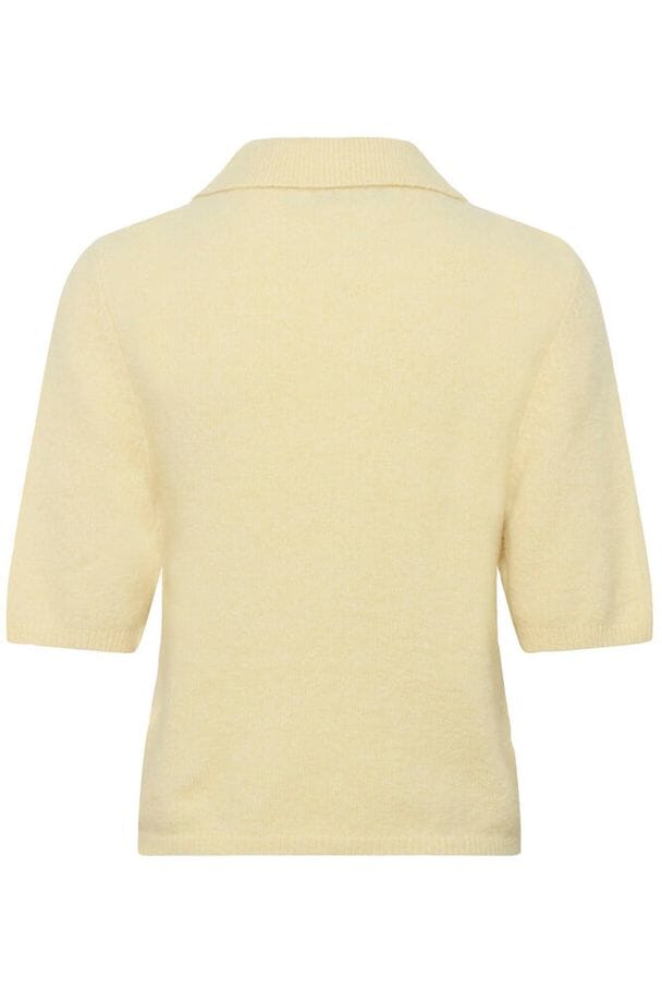 Gestuz - Gzalpha Ss Polo Pullover 10910852 - 109240 - Frozen Dew Mélange Strikbluser 