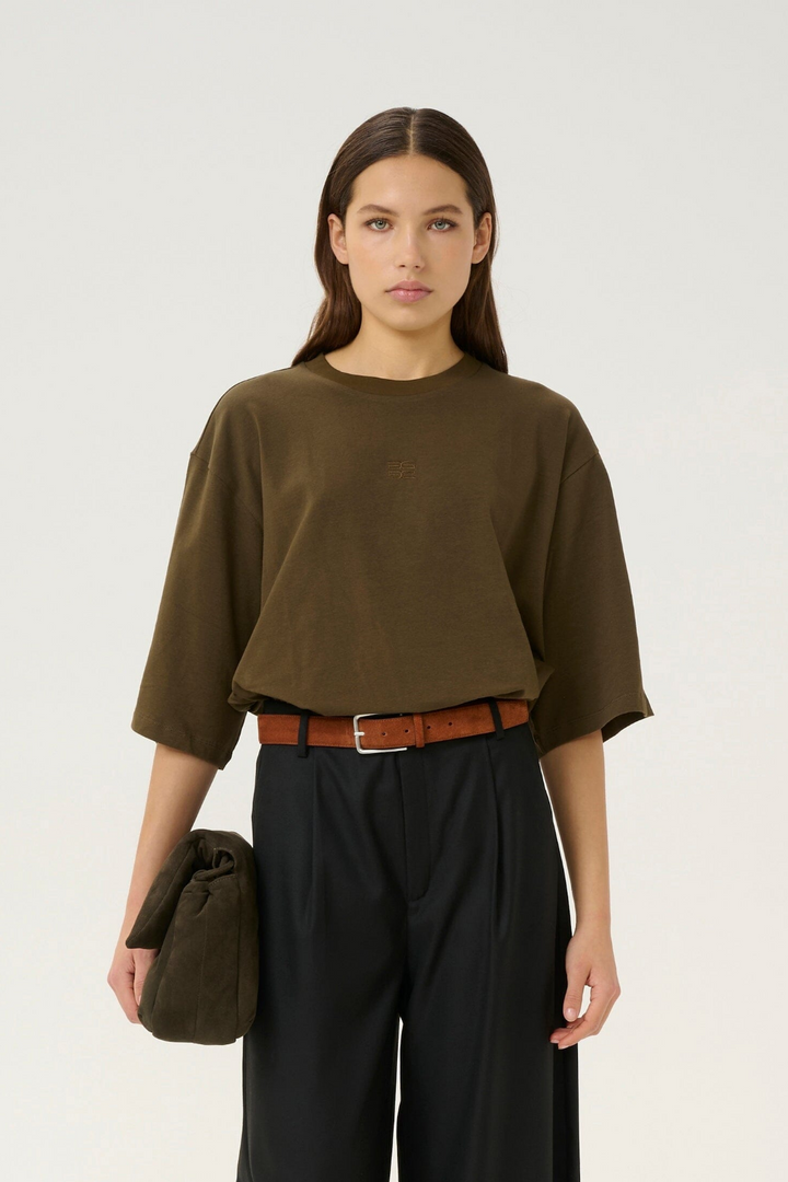 Gestuz - Gzdami Tee 10910545 - 108289 - Dark Beech