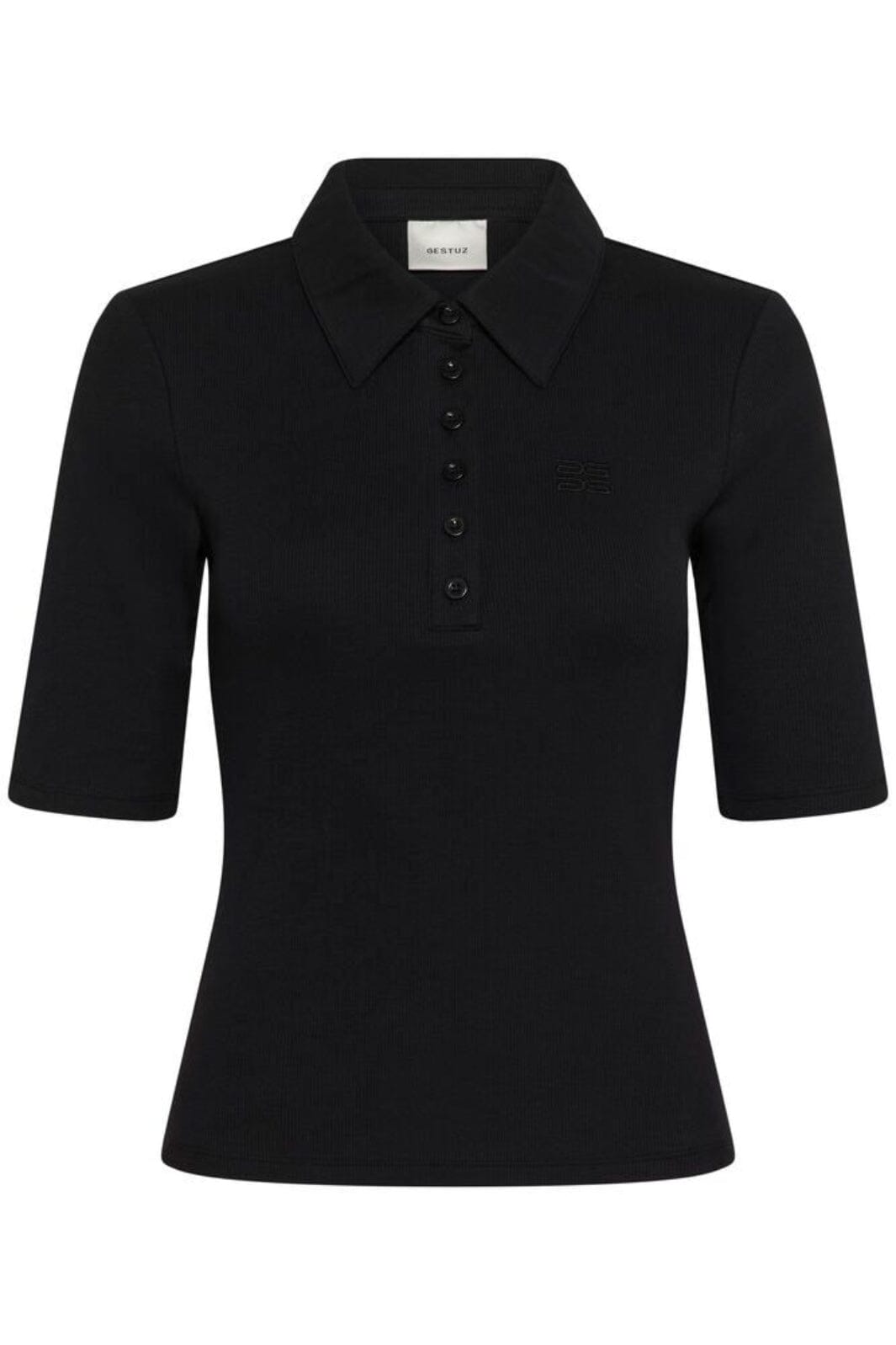 Gestuz - Gzdrew Polo Top 10910952 - 100017 - Black Toppe 