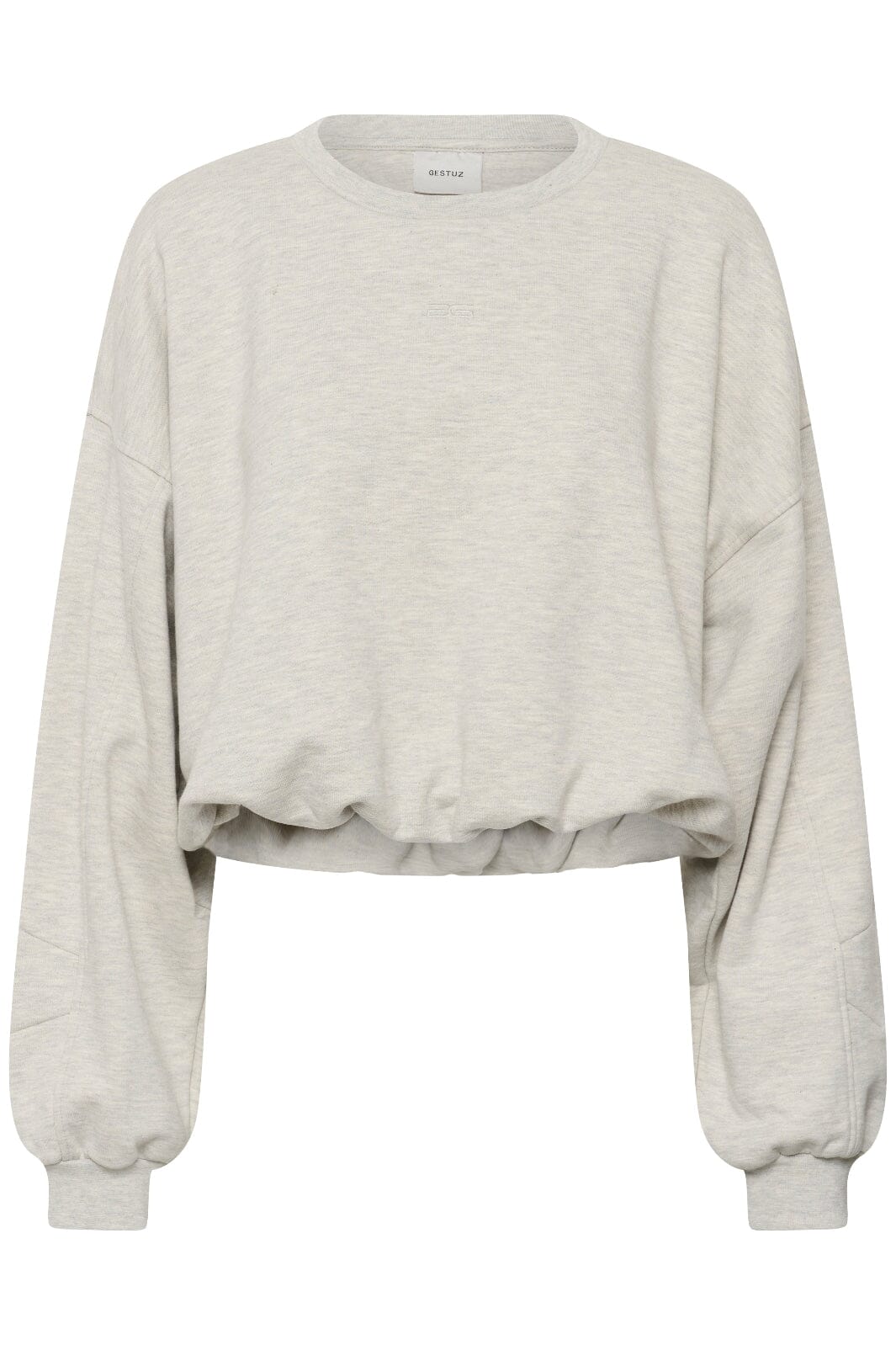 Gestuz - Gzkahla Mel Sweatshirt 10911430 - 108958 - Ultra Light Grey Mélange Sweatshirts 
