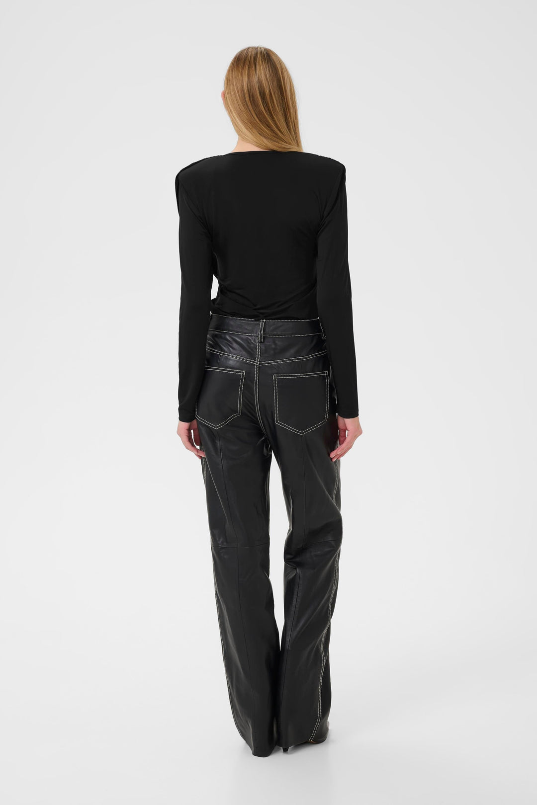 Gestuz - Gzlaily Ls Top 10910980 - 100017 - Black Bluser 