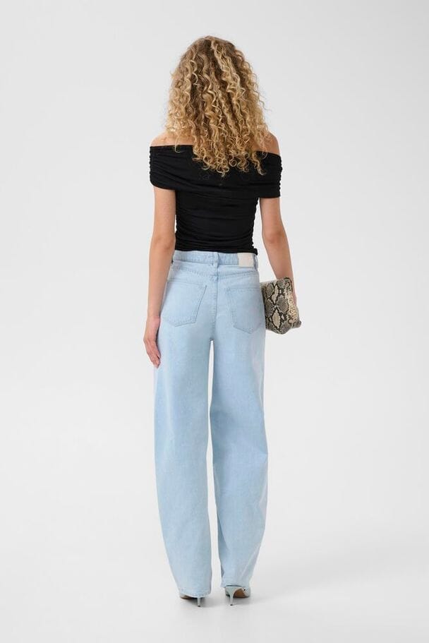 Gestuz - Gzlaily Off Shoulder Top 10911093 - 100017 - Black Bluser 