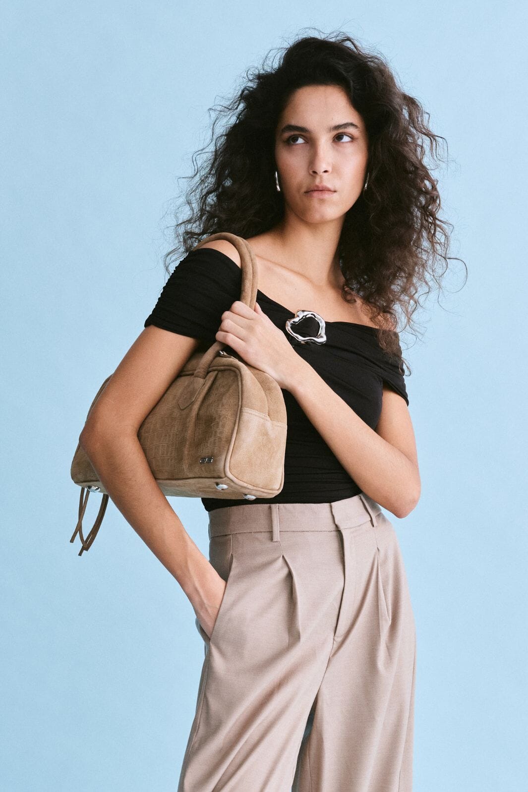 Gestuz - Gzlaily Off Shoulder Top 10911093 - 100017 - Black Bluser 